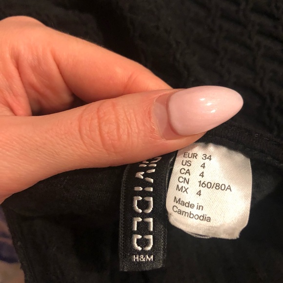 H&M Black Swing Dress - Picture 4 of 5